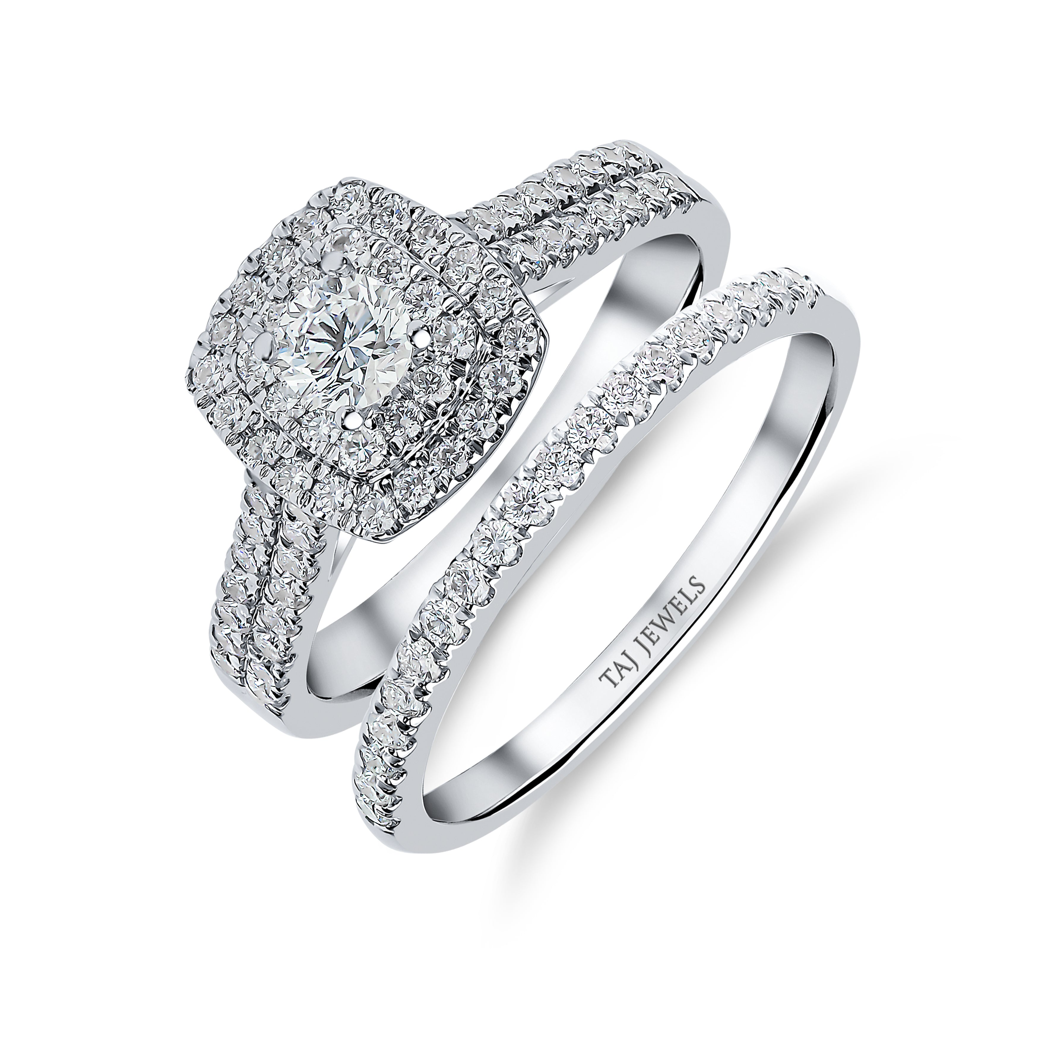 Double Band Wedding Rings Dainty Pavé Diamond Wedding Band | Style Double Band Wedding Rings Dainty Pavé Diamond Wedding Band | Style