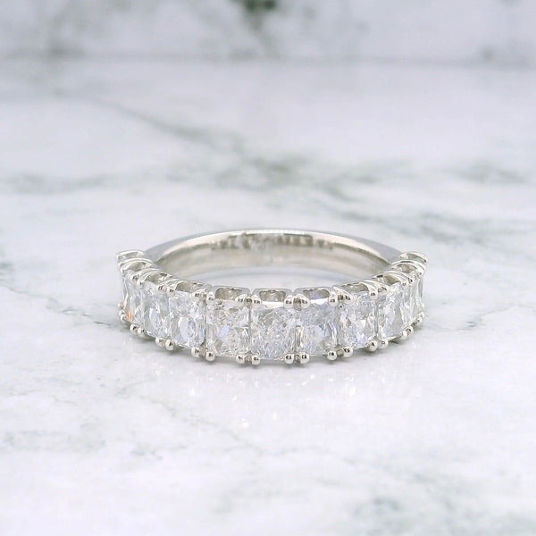 Radiant Diamond Wedding Band