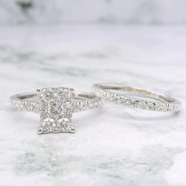 Radiant Shape Natural Diamond Ring