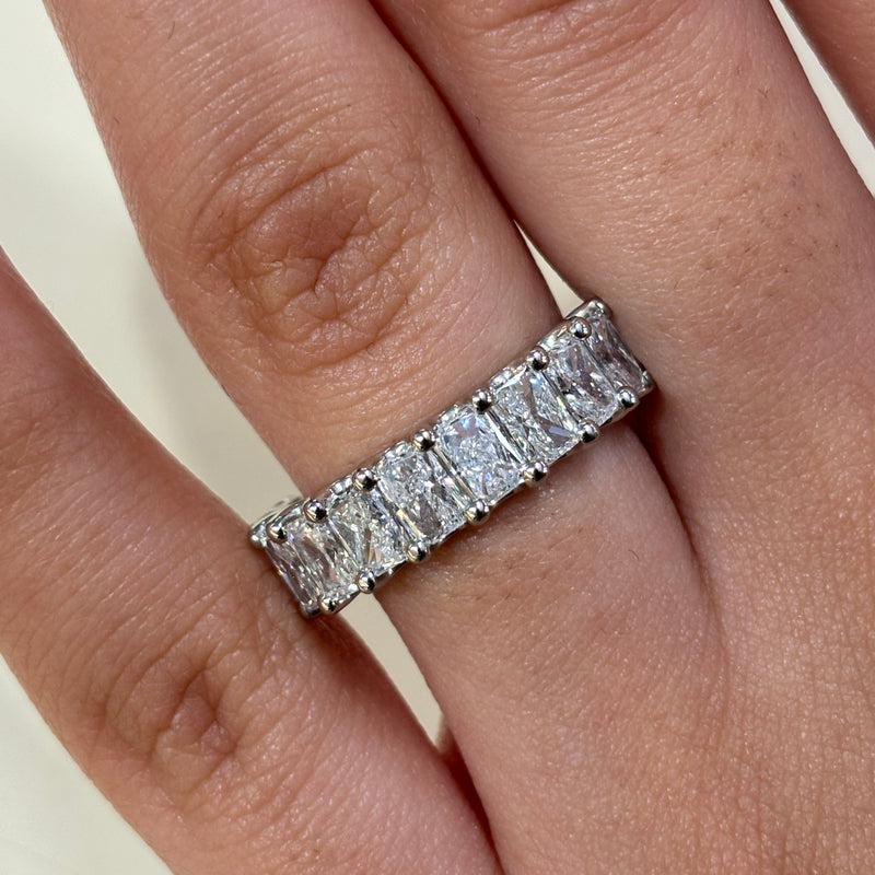 Radiant Diamond Wedding Band