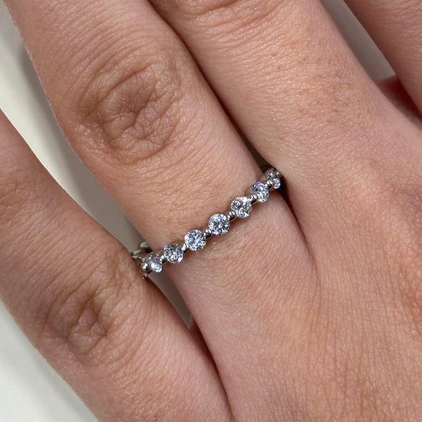 Round Diamond Eternity Bubble Band