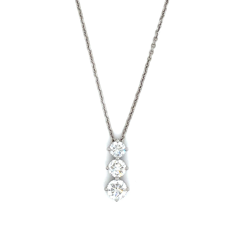 Round Diamonds Solitaire Pendant