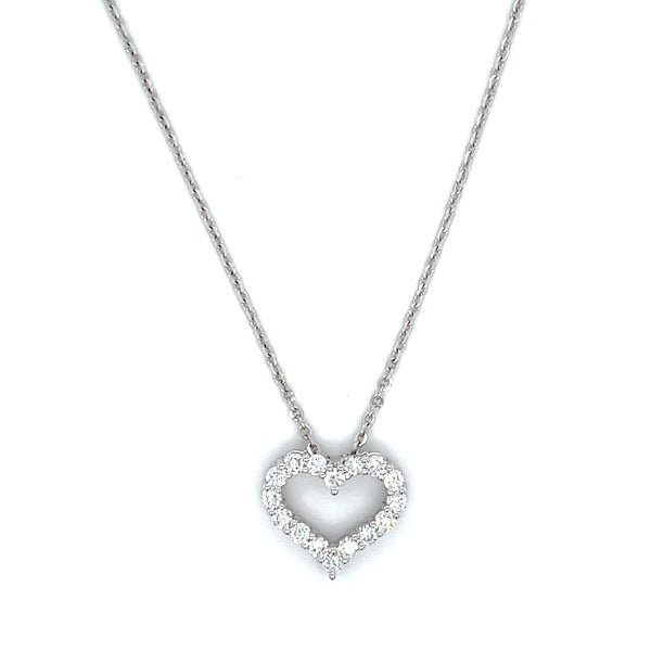 Heart Shape Diamond Pendant