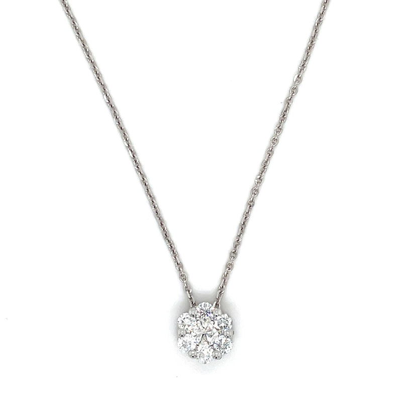 Round Shape Diamond Pendant