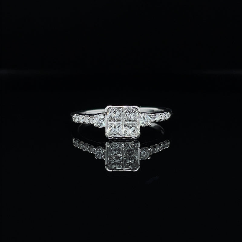 Princess Shape Diamond Ring