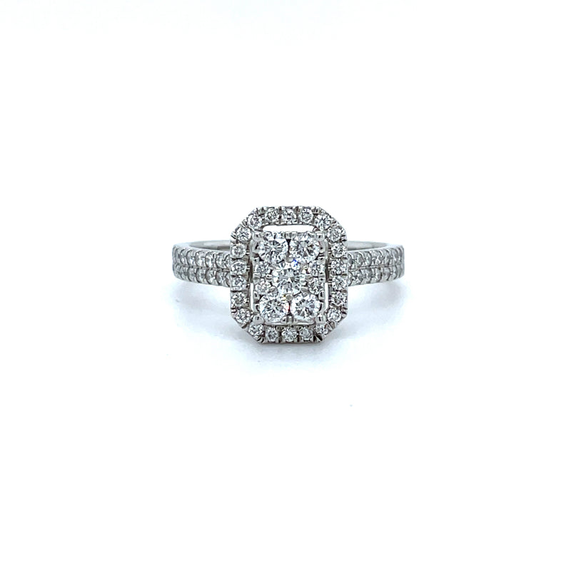 Radiant Shape Diamond Ring