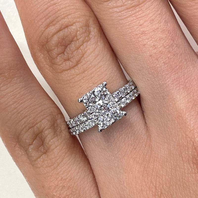 Radiant Shape Natural Diamond Ring