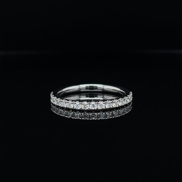 Wedding Band set in Round Brilliant Lab Diamonds
