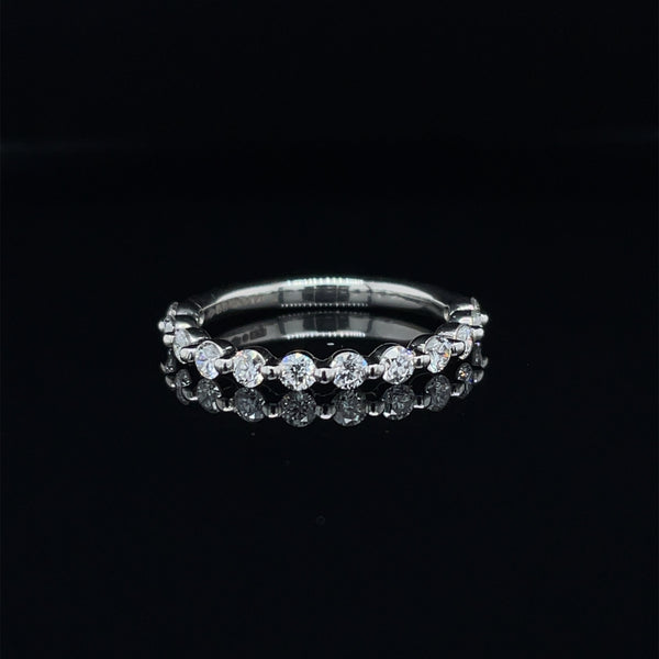 Round Diamond Eternity Bubble Band