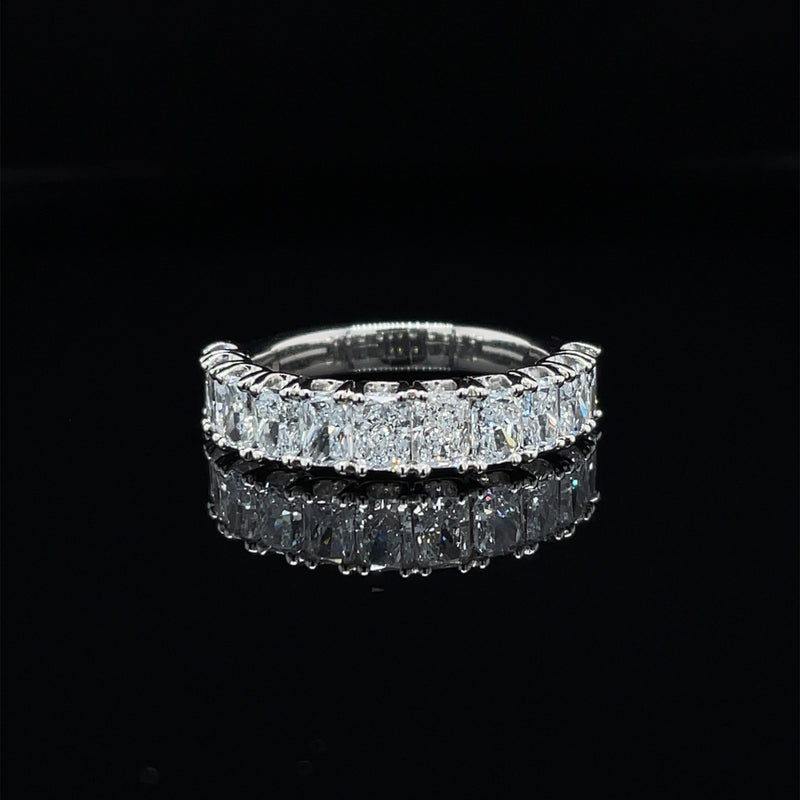 Radiant Diamond Wedding Band