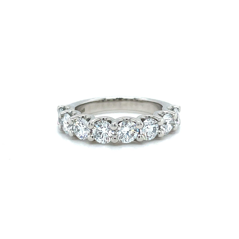 Round Diamond Wedding Band