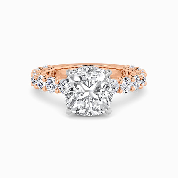 Cushion Brilliant Lab Diamond Engagement Ring (1.50CT+)