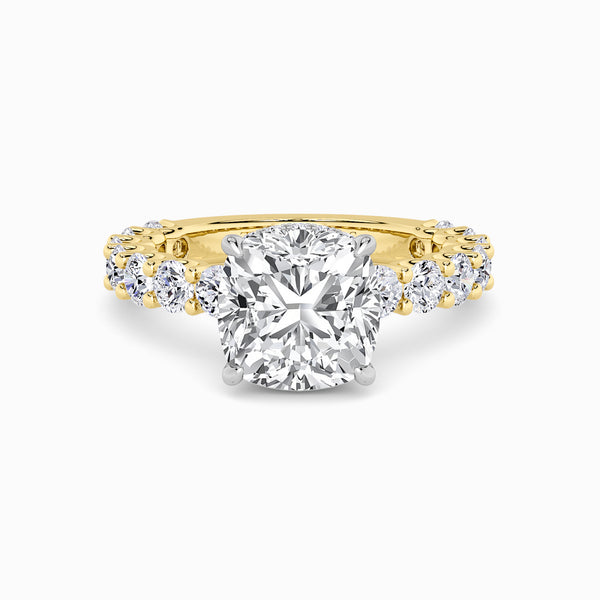 Cushion Brilliant Lab Diamond Engagement Ring (1.50CT+)