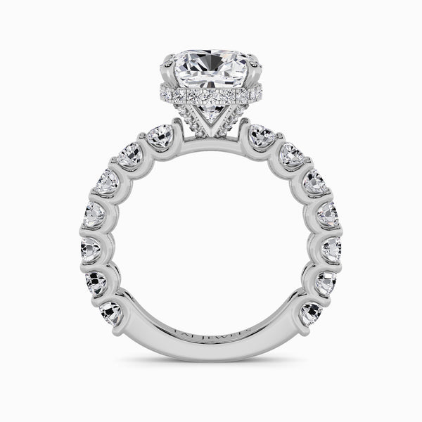 Cushion Brilliant Lab Diamond Engagement Ring (1.50CT+)