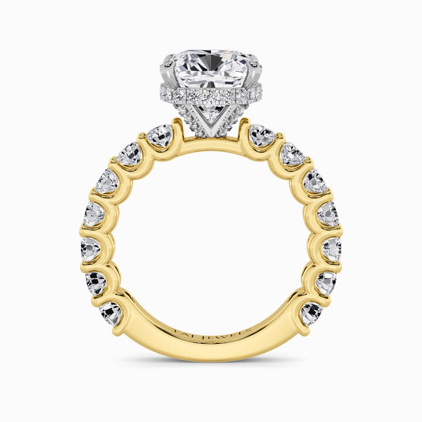 Cushion Brilliant Lab Diamond Engagement Ring (1.50CT+)