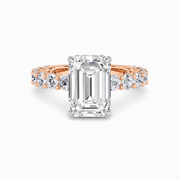Emerald Cut Lab Diamond Engagement Ring (1.50CT+)