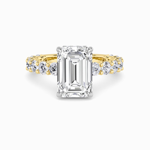 Emerald Cut Lab Diamond Engagement Ring (1.50CT+)
