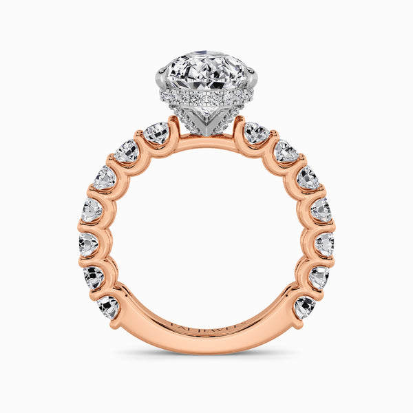 Pear Brilliant Lab Diamond Engagement Ring (1.50CT+)