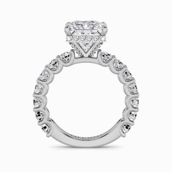 Princess Cut Lab Diamond Engagement Ring (1.50CT+)