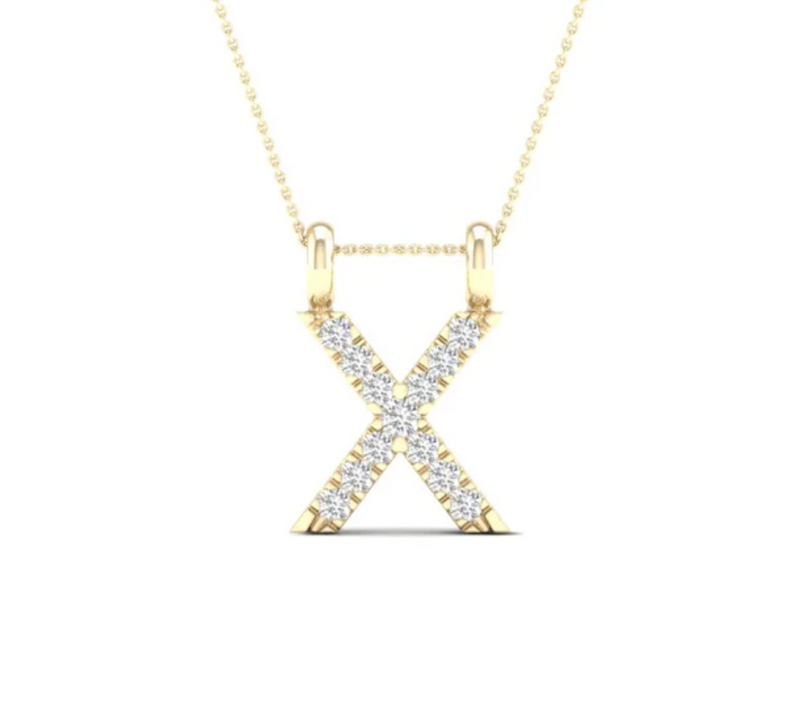 X Initial Pendant