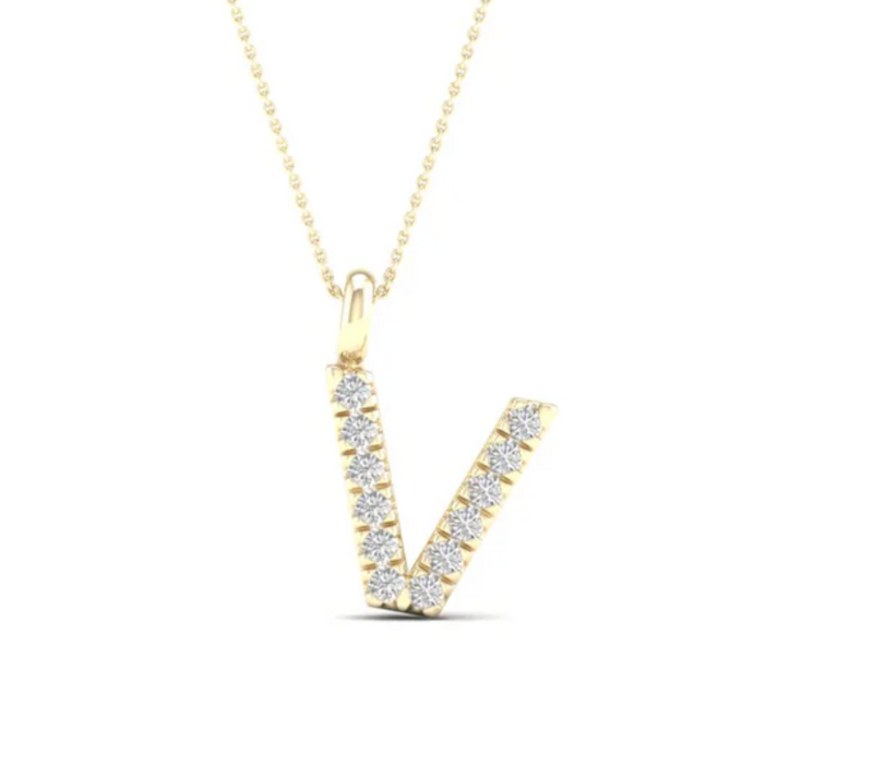 V Initial Pendant