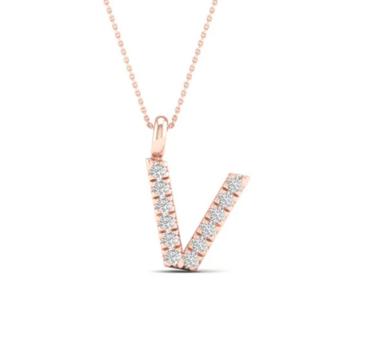 V Initial Pendant
