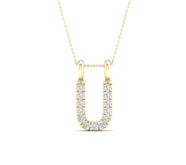 U Initial Pendant