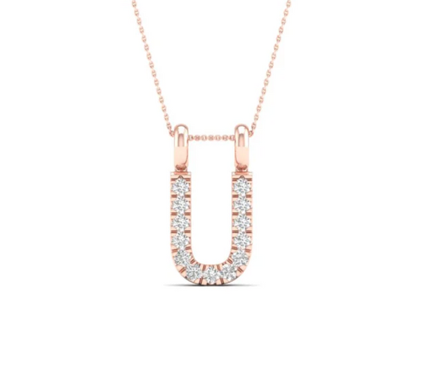 U Initial Pendant