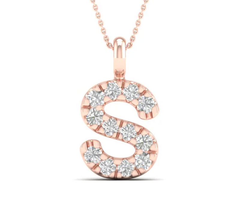 S Initial Pendant