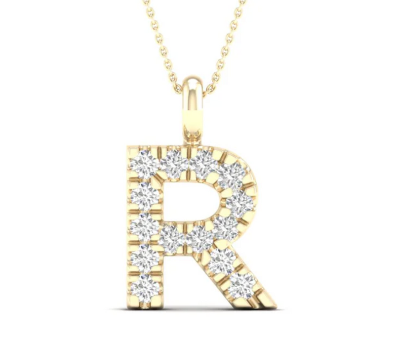 R Initial Pendant