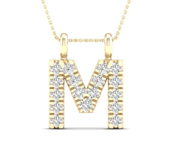 M Initial Pendant