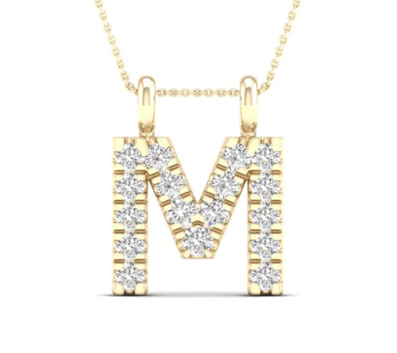 M Initial Pendant