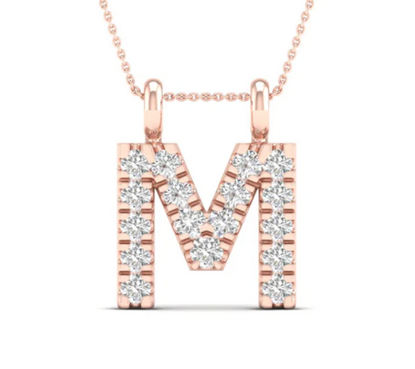 M Initial Pendant