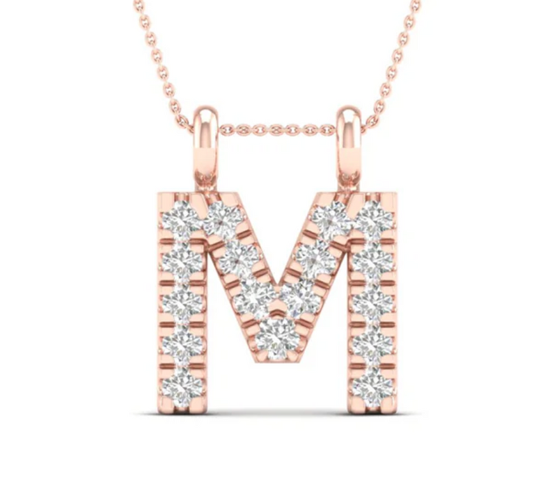 M Initial Pendant