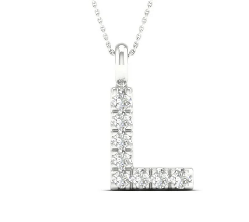 L Initial Pendant
