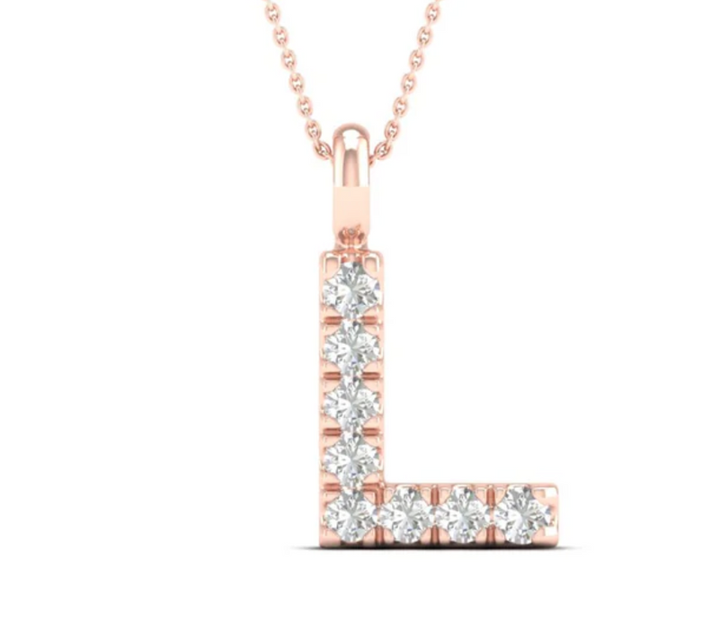 L Initial Pendant