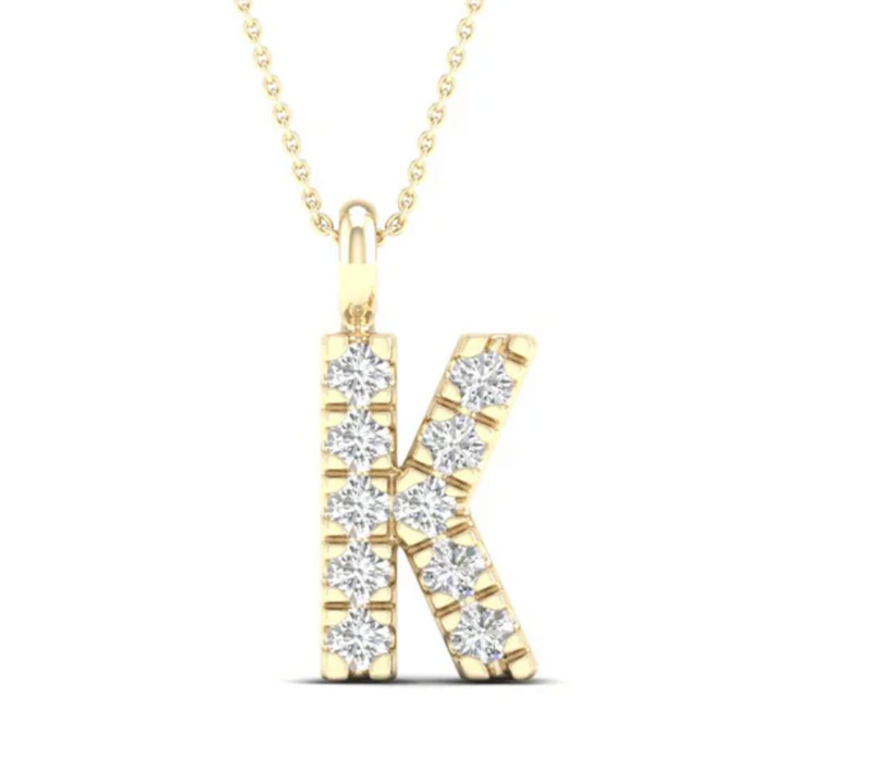 K Initial Pendant