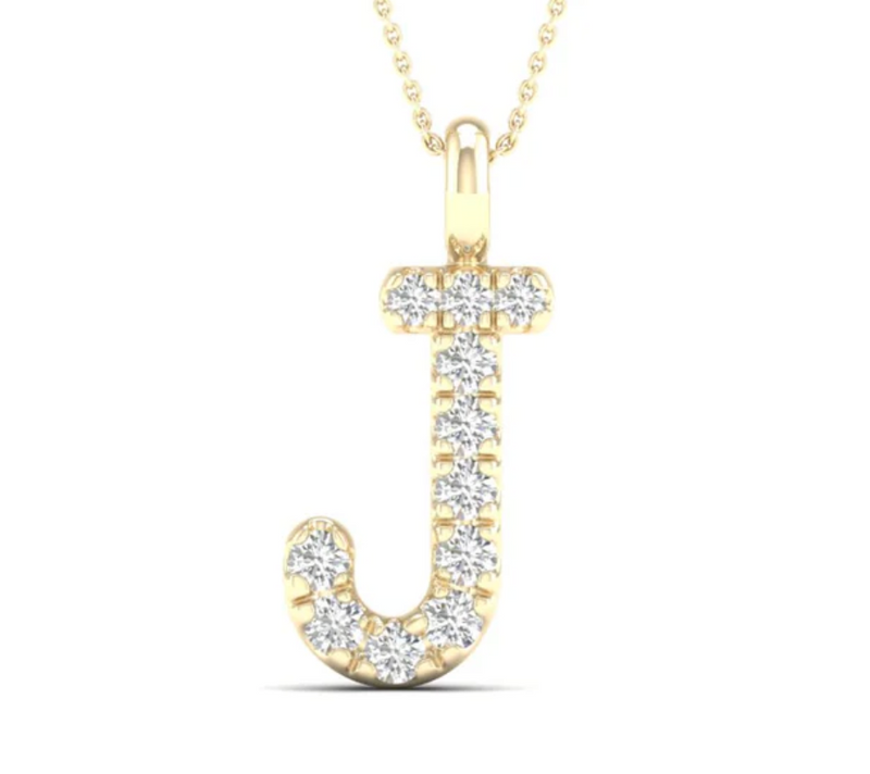 J Initial Pendant