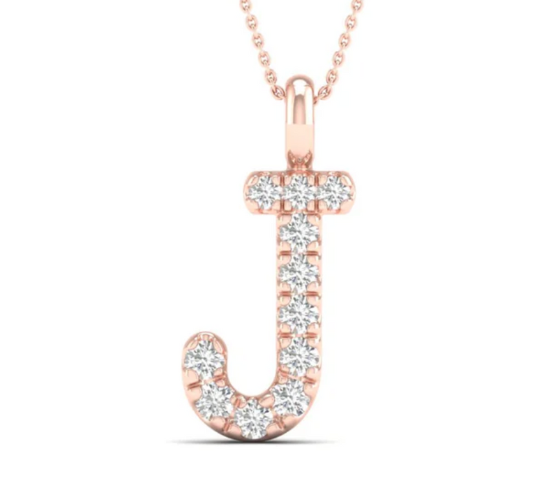 J Initial Pendant