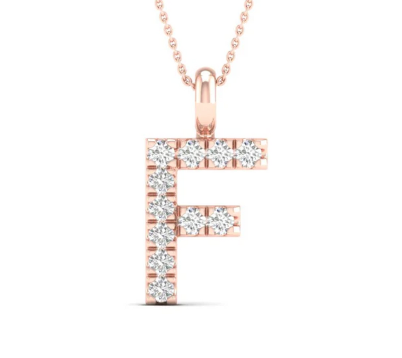 F Initial Pendant