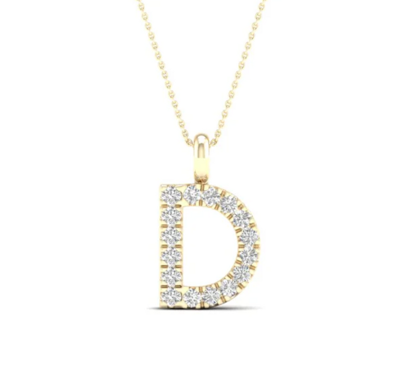 D Initial Pendant
