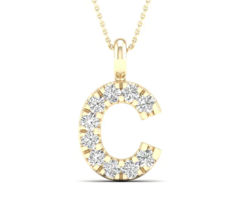 C Initial Pendant