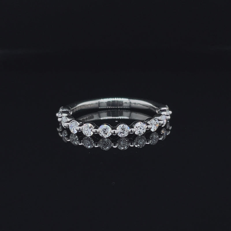 Round Diamond Eternity Bubble Band
