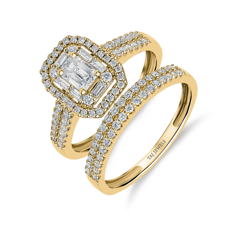 Emerald Shape Diamond Ring