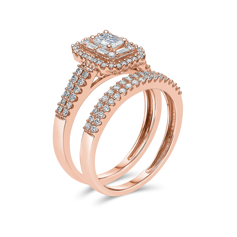 Emerald Shape Diamond Ring