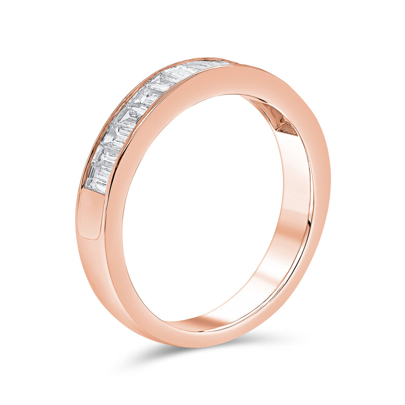 Wedding Band in Baguette Diamonds