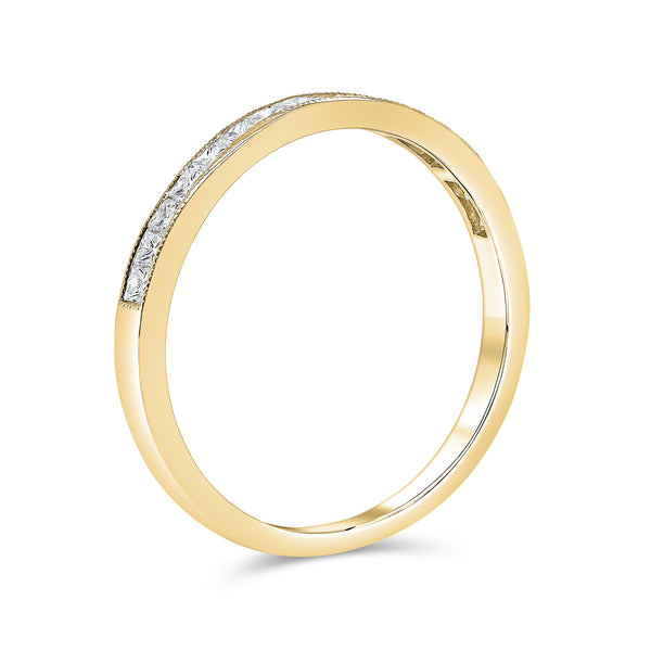 Diamond Wedding Band in Channel Setting