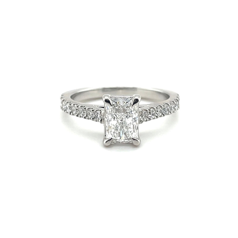 Lab Grown Radiant Ring – 1ct +